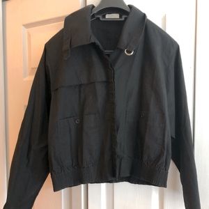 Retro Planet Brand Black Jacket